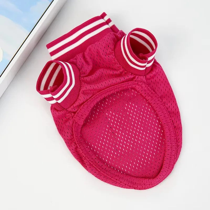 Mesh Breathable Pet Dog Clothes Puppy Vests Casual T-Shirt THRIXINE