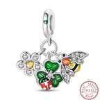 S925 Sterling Silver Princess Golf Hamster Camera Travel Three Piece Set Charms Beads 3mm DIY Fine Jewelry Making Lootquake LLC