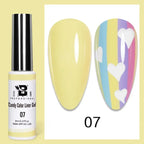 5ML Gold Silver Metallic Liner Paint Gel Polish Chrome Mirror Metal Effect Super Bright French UV LED Semi Permanent Nail Gel Lootquake LLC