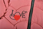 4 Color Big Size Winter Keep Warm Long Style Girls Jacket Teenage Thick Heavy Cold-proof Hooded Windbreaker Coat For Kids
