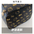 Sanrio Hello Kitty Handbag Cosmetic Bag Hot Selling Item New Product Kawaii Cartoon High-Capacity Outdoors Campus Adult Student Pi-Mart