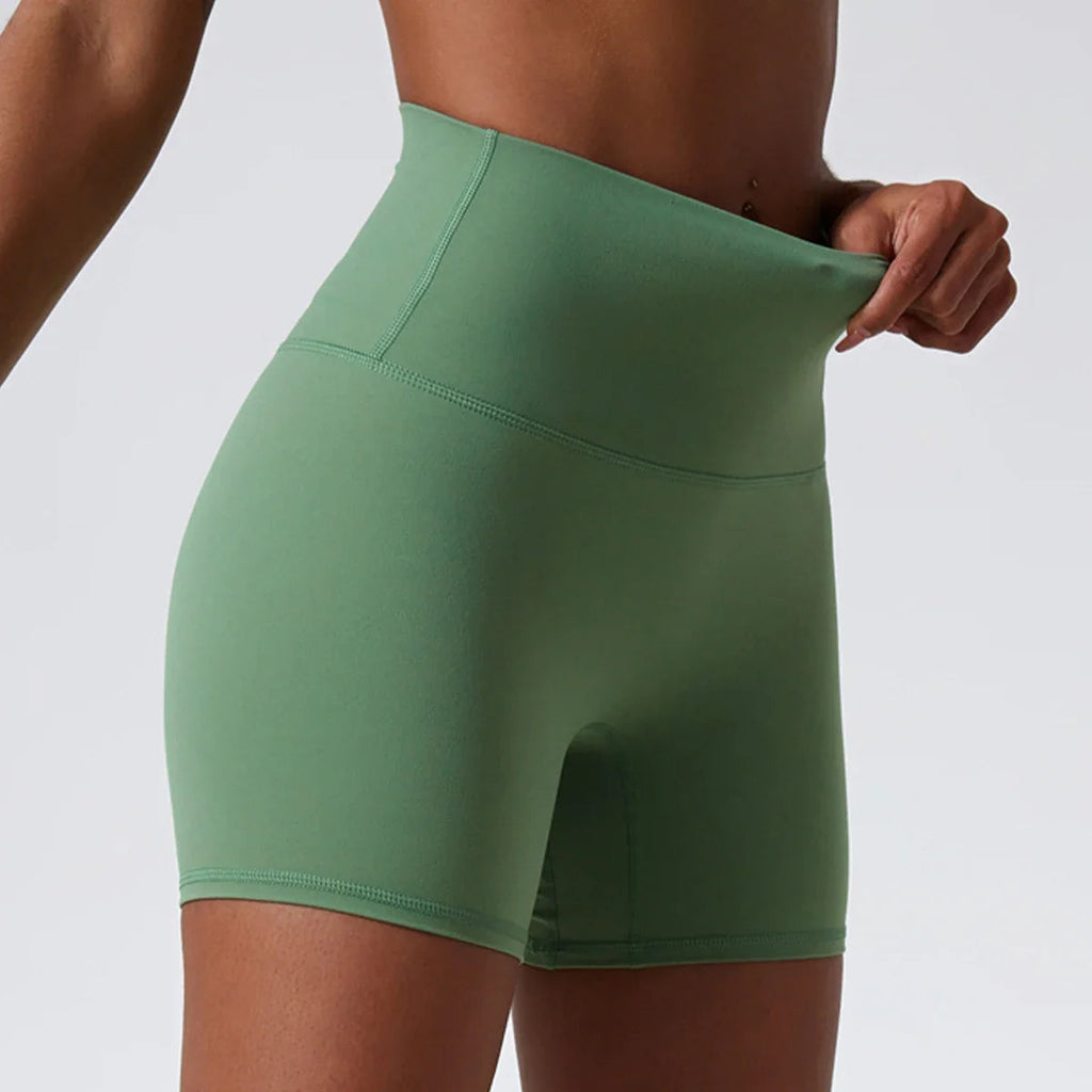 Ultra Comfort High-Waist Yoga Shorts THRIXINE