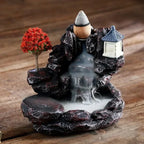 Incense Burner Mountains River Waterfall Fragrance Fireplace Backflow Aroma Smoke Zen Censer Holder Decoration for Home Lootquake LLC