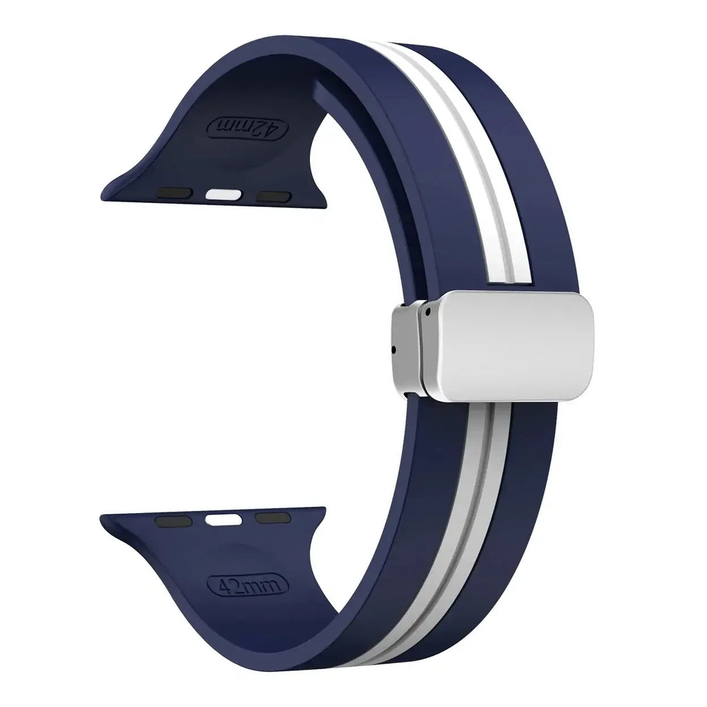 Apple Watch Silicone Strap - Durable Magnetic Closure Design - SJB-DIAMOND ELITES