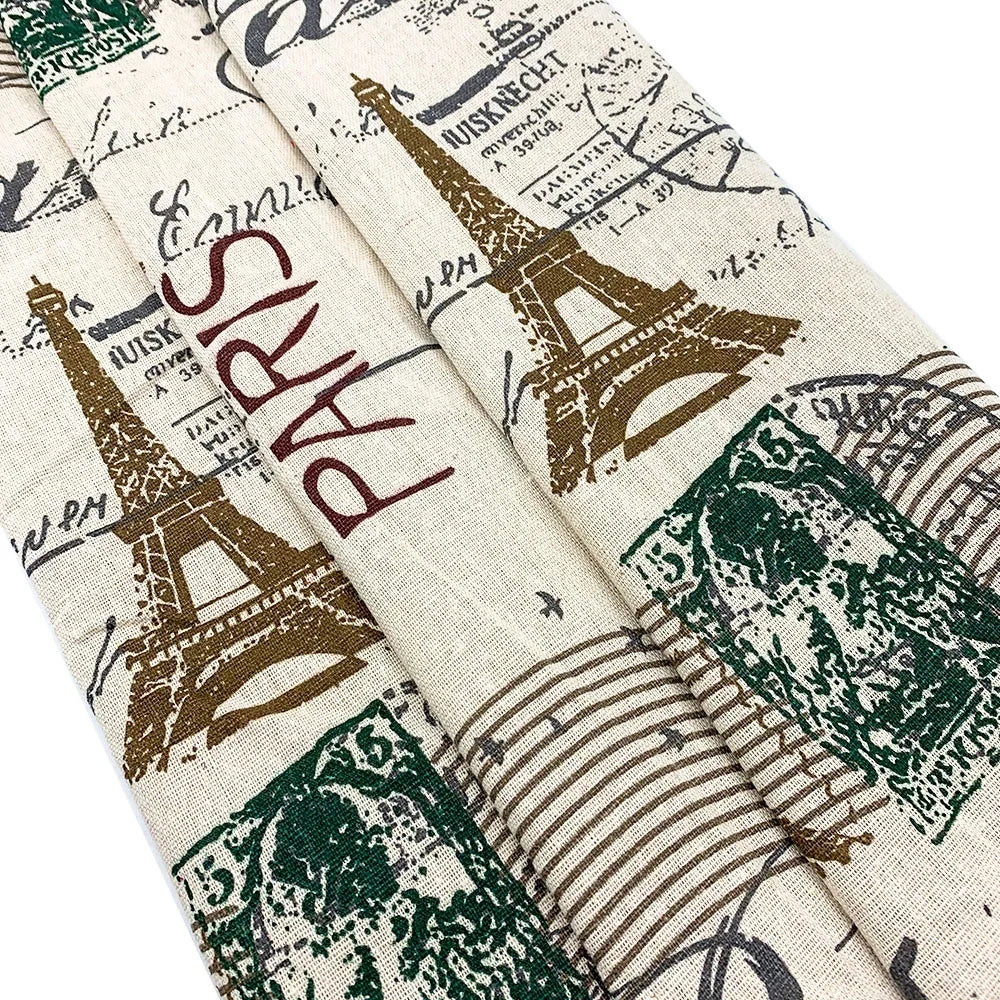 Newspaper Printed Fabric Quilting Cloth Cotton Linen For DIY Sewing Tablecloth Cushion Placemat Storage Bag Handicraft Materials Lootquake LLC