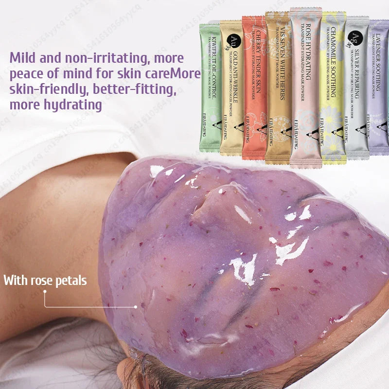 Moisturizing Salon SPA Soft Hydro Jelly Mask Powder Face Skin Care Whitening Rose Collagen Peel Off DIY Rubber Facial Jellymask Lootquake LLC