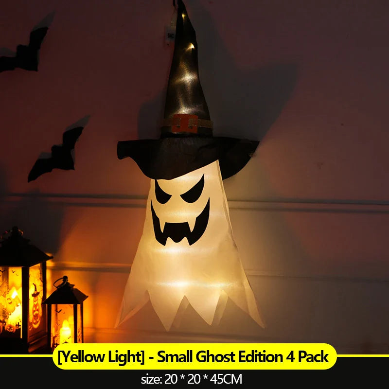 Halloween decoration prop scene arrangement hanging lantern pumpkin lanterns outdoor hanging decorations colorful lantern string Lootquake LLC