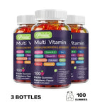 Multivitamin Gummies - Dietary Supplement for Improves Skin, Hair, Nails and Overall Health, Immunity, Enhances Energy Levels Lootquake LLC