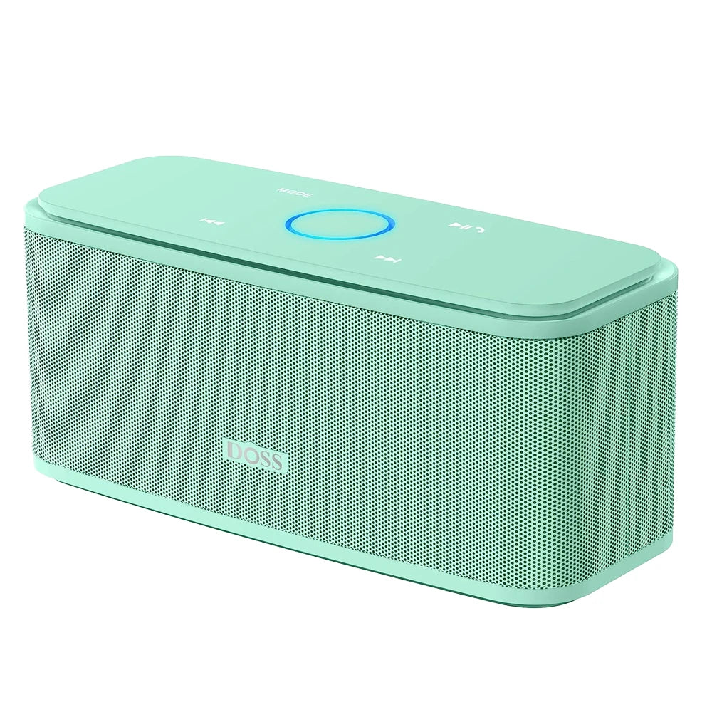 DOSS Wireless Bluetooth Speaker SoundBox BT 5.0 Touch Control Portable Music Sound Box 12W Stereo Sound IPX5 Waterproof Speakers Lootquake LLC