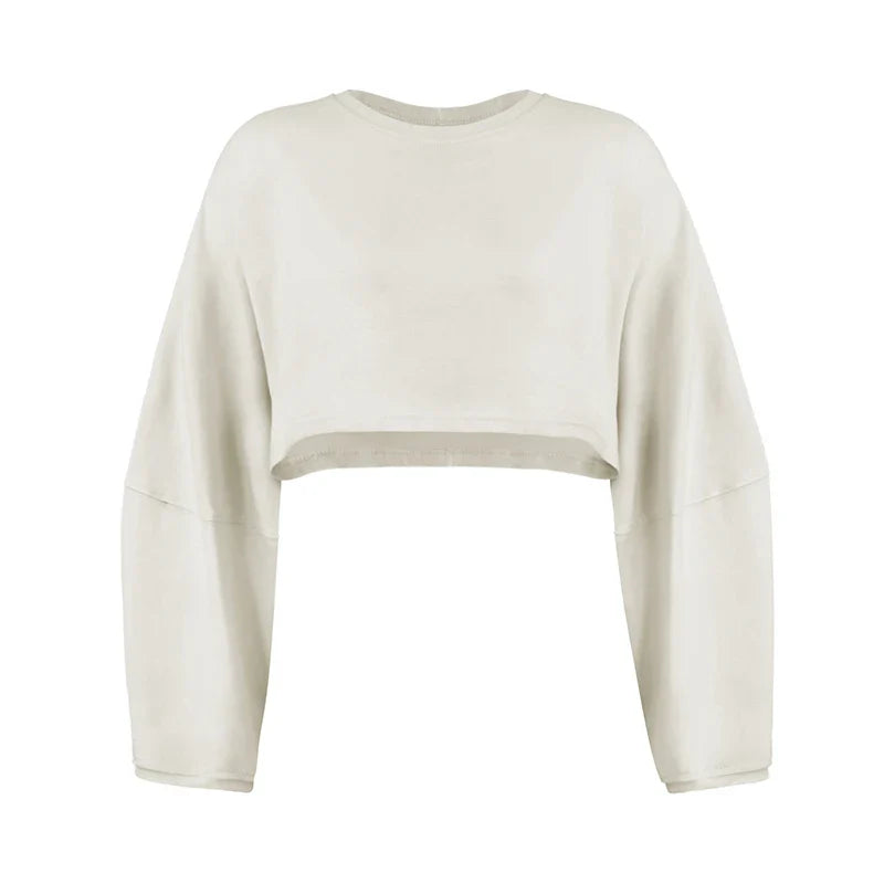FitFlow Long Sleeve Crop Top THRIXINE