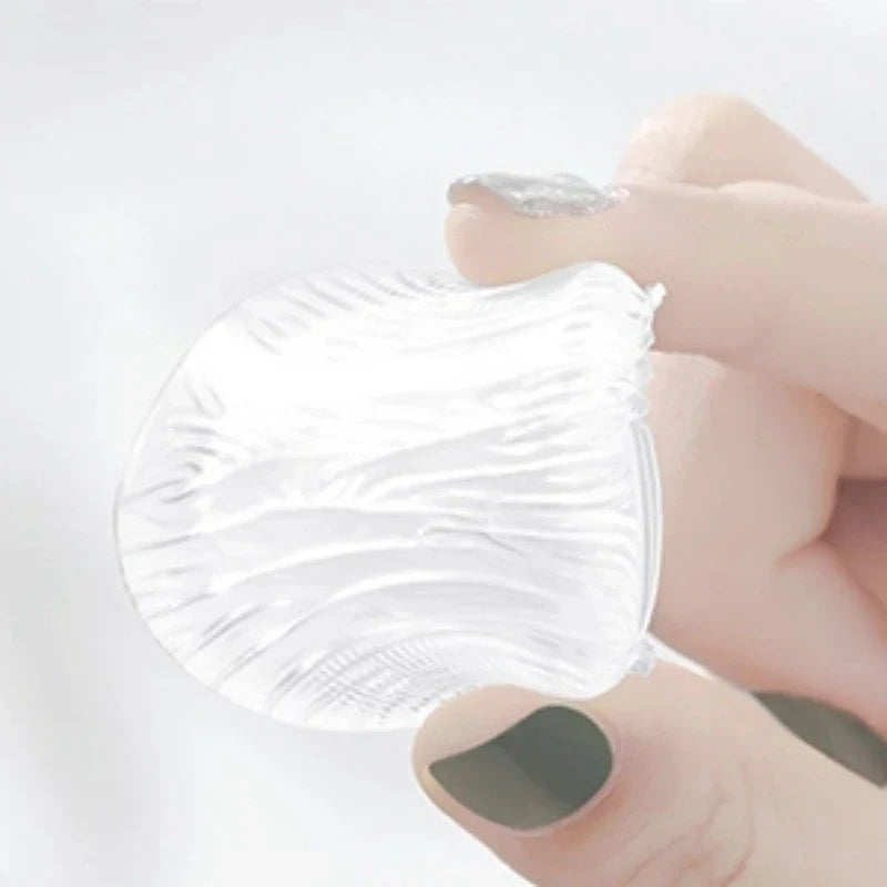 Soft Silicone Gel Powder Puff Transparent Air Cushion Powder Puff For Liquid Foundation Cream Cosmetic Blender Cosmetic Tools