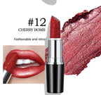 Makeup Non-sticky Non-fading Lipstick Pearlescent Long-lasting Moisturizing Fine Glitter Lip Gloss Hydrating Waterproof Lips Hot