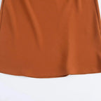 TRAFZA Women's Autumn New Fashion Versatile Belted Midi Slim Long Dress Female Elegant High Street Sleeveless Casual Dress Mujer