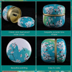 Powder Puff and Powder Container for Body Dusting Powder Case with Puff fo Women Loose Powder Containers with Puff for Travel Lootquake LLC