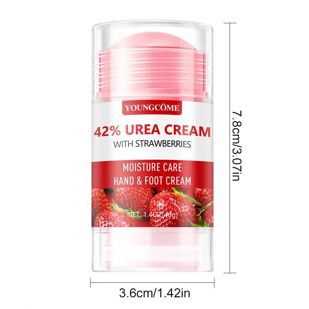 Urea Cream Strawberry Hand Feet Cream Prevent Dryness Cracking of Hands and Feet Deeply Hydrates Exfoliates Soothing Skin Care Lootquake LLC