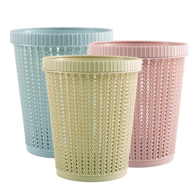Home New Trash Can Kitchen Waste Garbage Bin Automatic Change Rubbish Bag Plastic Bathroom Toilet Dustbin Sundries Barrel Box Lootquake LLC