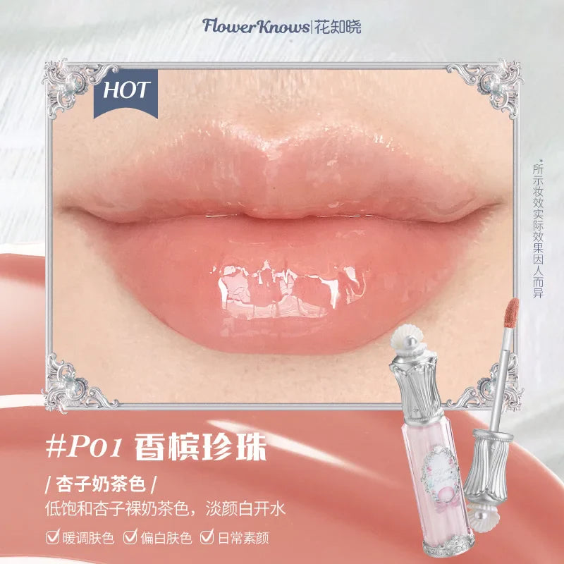 Flowerknows Strawberry Cupid Lipstick Cake Matte Velvet Lipgloss Lip Mud Makeup Korean Flower Know Lip Cream For Girls&Women
