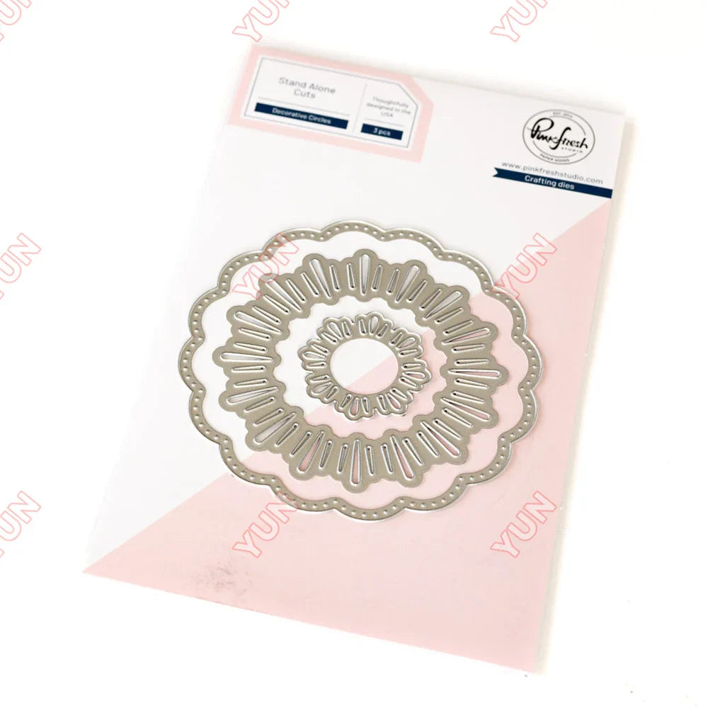 February 2025 New pink Floral Field Metal Cutting Dies Stamp Stencil Hot Foil Set DIY fresh Scrapbook Card Handmade Embossing Lootquake LLC