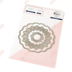 February 2025 New pink Floral Field Metal Cutting Dies Stamp Stencil Hot Foil Set DIY fresh Scrapbook Card Handmade Embossing Lootquake LLC