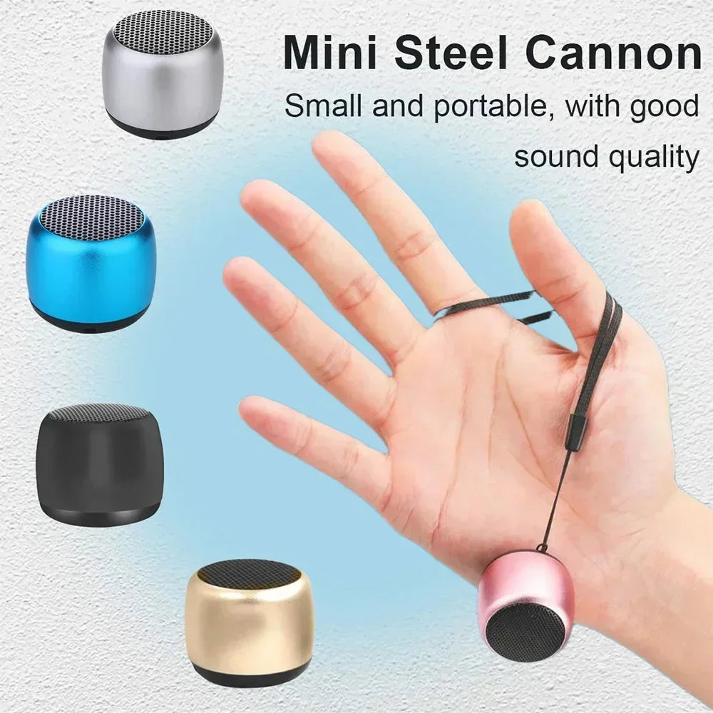Mini Bluetooth Speaker HD Sound with Bass Smallest Wireless Speaker for Phone PC Tablet with Selfie Button Call Function Cute Lootquake LLC