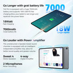 Teclast 10,4 inch T40 Pro tablet 8gb RAM ROM 128GB Android 11/12 7000mAh fast charging 2000x1200 UNISOC T618/T616 8 cores 4G network, Wifi, 13MP + 8MP
