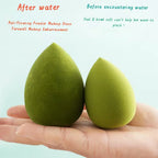 1pcs cosmetic powder puff soft and smooth women's makeup foundation sponge beauty makeup tool accessories drop-shaped Lootquake LLC