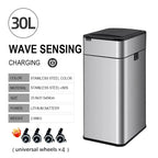 Smart Trash Can 20L 30 40 50 60 Liters Wastebasket Large Kitchen Garbage Cube Home Automatic Stainless Steel Garbage Bin Dustbin Lootquake LLC