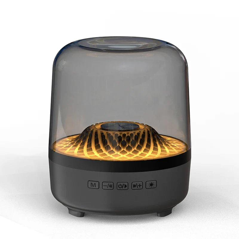 Portable Bluetooth 5.3 Breathing Lamp Speakers 3D Hi-Fi  Audio Subwoofer Outdoor Loudspeaker Music Surround Bass Box Speaker Lootquake LLC