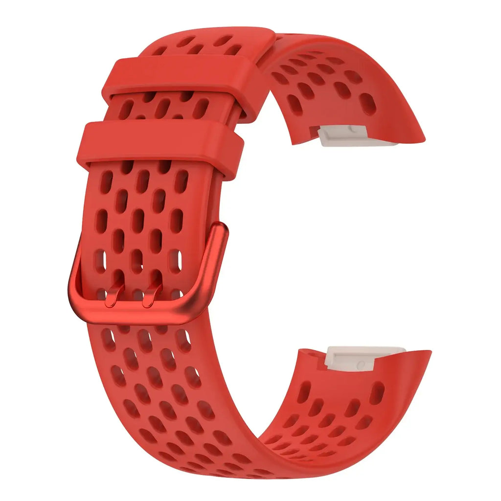 Fitbit Charge 5 6 Silicone Band - Soft Flexible Waterproof - SJB-DIAMOND ELITES