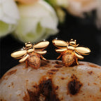 Huitan Delicate Bee Earrings Women for Wedding Engagement Good Quality Ear Accessories Dance Party Funny Earrings Trendy Jewelry Lootquake LLC