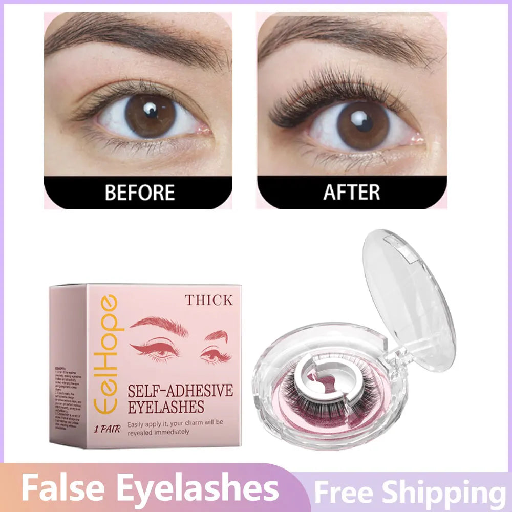 1pairs Natural False Eyelashes Thin Band Hand Made Short Lighter Eyelash Cosplay Korean Fashion Wispy Extension Makeup Tools Lootquake LLC