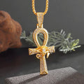 Exquisite Shining Crystal Cross Necklace Pendant Lucky Charming Fashion Jewelry Gift Unisex Lootquake LLC
