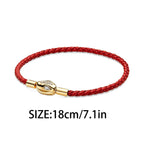 925 Silver Valentine's Day Snake Year Series Pendant Suitable for 925 Sterling Silver Original Women's Bracelet DIY Jewelry Gift Lootquake LLC