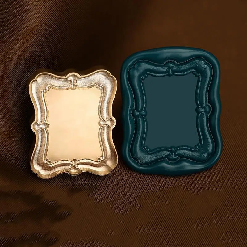Photo Frame Series Sealing Wax Stamp Head Fire Paint Seal Wax Stamp Heads For DIY Scrapbooking Envelope Wedding Party Invitation Lootquake LLC