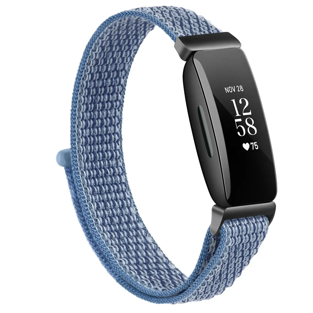 Fitbit Inspire 2, 1, HR Nylon Velcro Band - Versatile Strap - SJB-DIAMOND ELITES