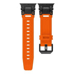 Apple Watch Silicone Metal Band - Premium Durable Strap - SJB-DIAMOND ELITES