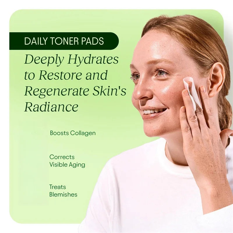 Collagen Pad Facial Toner Soothing Skin Tone Improve Sensitive Facial Skin sheets Deeply hydrating and nourishing to enhance Lootquake LLC