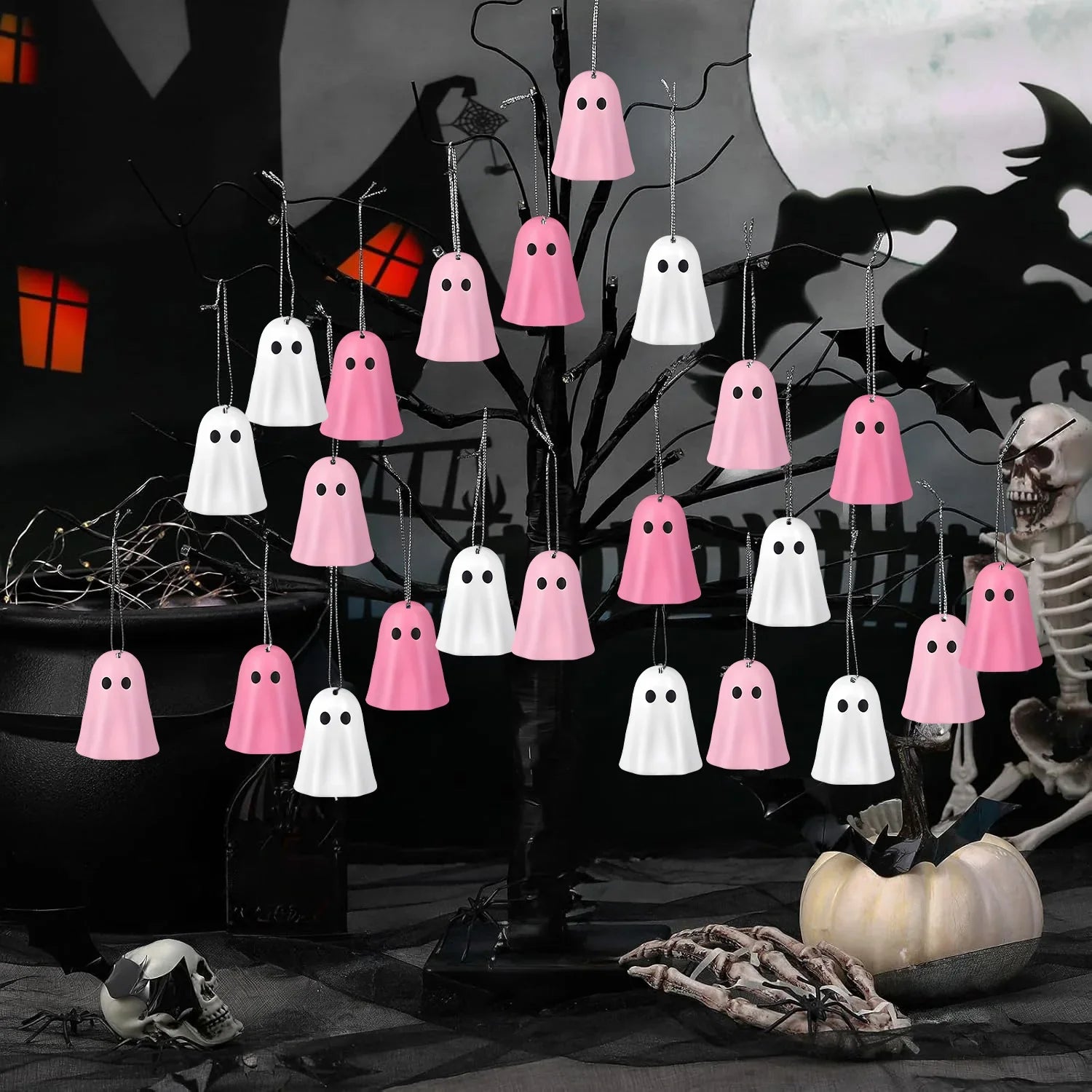 Halloween Hanging Ornaments Ghost Decoration Halloween Tree Decorations Ornaments paper Decorative Halloween Decoration For Lootquake LLC
