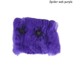 Halloween Decorations Artificial Spider Web Stretchy Cobweb Scary Party Halloween Decoration for Bar Haunted House Scene Props Lootquake LLC