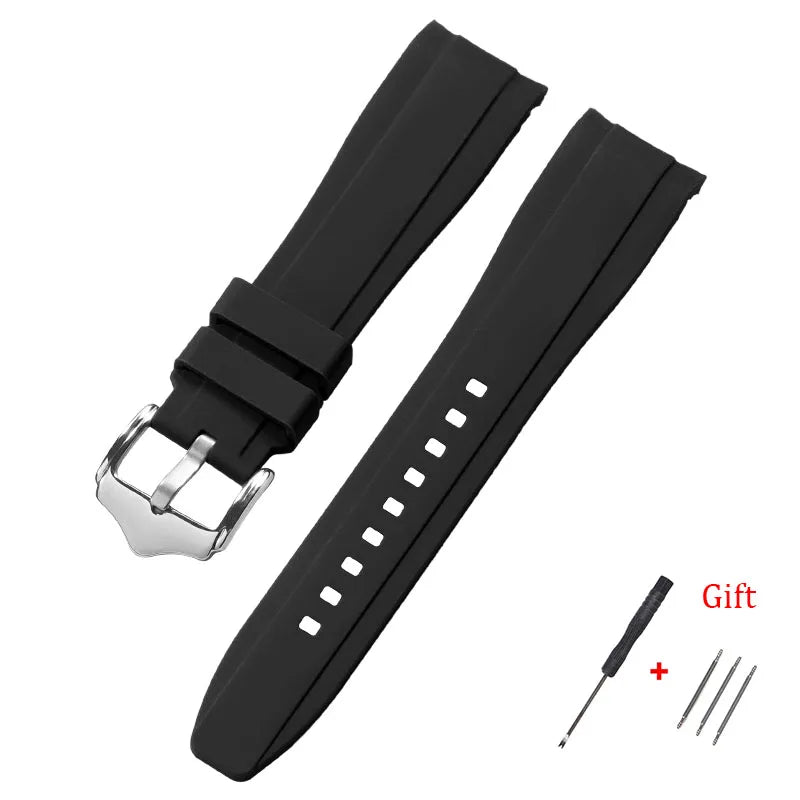Amazfit Silicone Watch Band Curved End Waterproof Comfort Fit