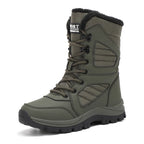 Winter Women Snow Boot High-top Waterproof Ankle Boots Ladies Thick Plus Warm Snow Hiking Boots Outdoor Cotton Shoes Sneakers