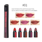 5 in 1 Lipstick Set Lightweight Matte Velvet Long Lasting Combination Lipstick Nourish Moisturizing Professional Lipliner Makeup Lootquake LLC
