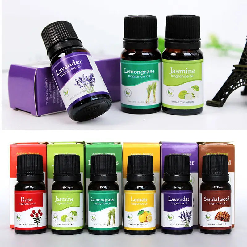 Natural Herb Essential Oils for Aroma Diffuser Air Humidifier Home Water-soluble 10ml Air Freshener Scents Fragrance Oil Perfume Lootquake LLC