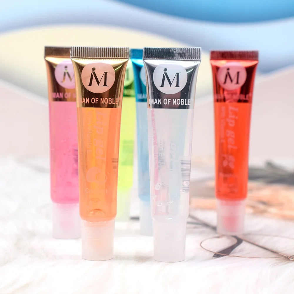 6Pcs Fruity Flavor Watery Glossy Lip Gloss Set Clear Lip Gel Hydrating Moisturizing Lip Gloss Women Lips Makeup Wholesale Lootquake LLC