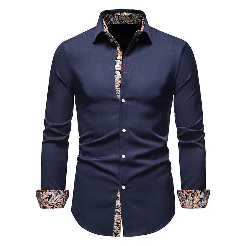 Men's Shirt with Collar White Shirts Man Long Sleeve Men's Shirts 2023 Mens Polo Shirts for Men Famous Brands Lootquake LLC