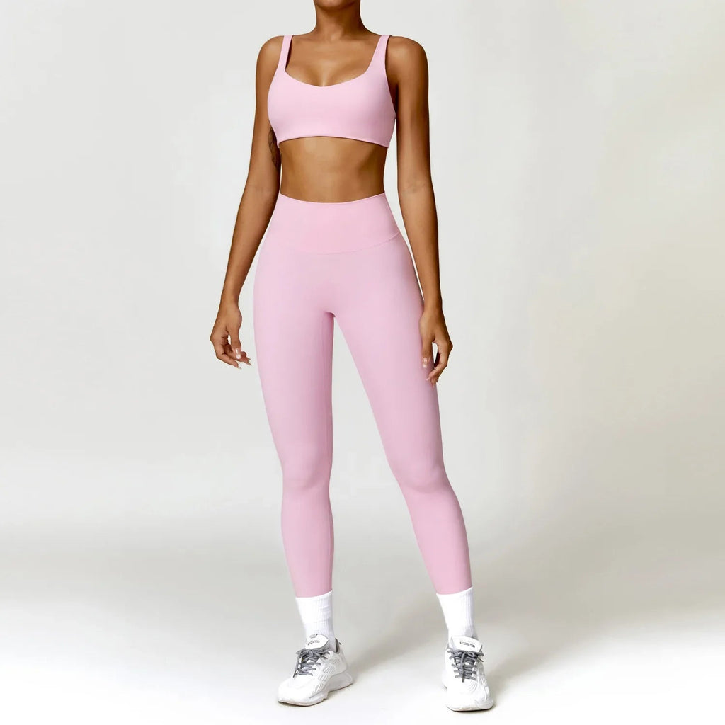 ElevateFit 2-Piece Yoga Ensemble: Comfort Meets Style THRIXINE