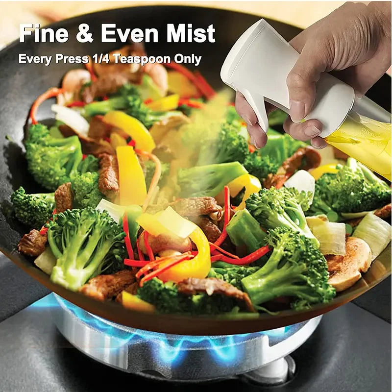 200/300/500ml Oil Spray Bottle BBQ Cooking Olive Oil Sprayer Plastic Baking Oil