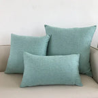 Solid Sofa Cushion Cover 30x50/40x40/45x45/40x60/50x50/55x55/60x60cm Decorative Throw Pillow Case For Car Seat Chair