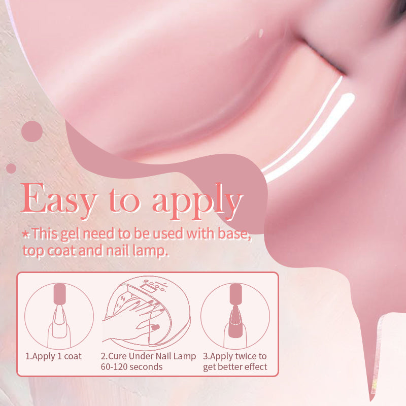 BORN PRETTY 250g Milky White Jelly Nude Gel Nail Polish Refilled Package Translucent Clear Color Semi Permanent Soak Off UV Gel Lootquake LLC