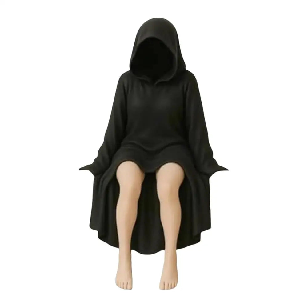 Mysterious Statue Gothic Resin Ornaments Mysterious Statue Home Desktop Sculpture Halloween Decoration Lootquake LLC